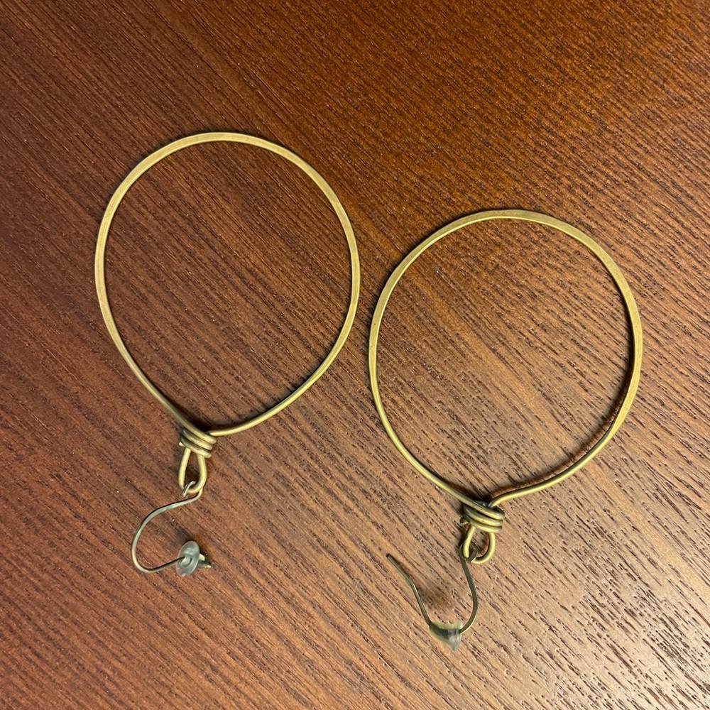 Handmade Gold Fair trade Earrings